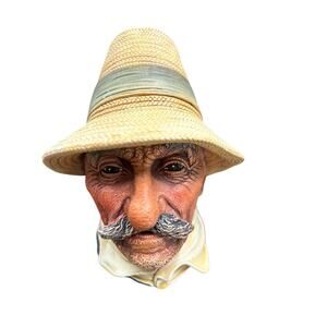 Vintage * Rumanian BOSSONS Head ~‎ England Congleton * Wall Hanger